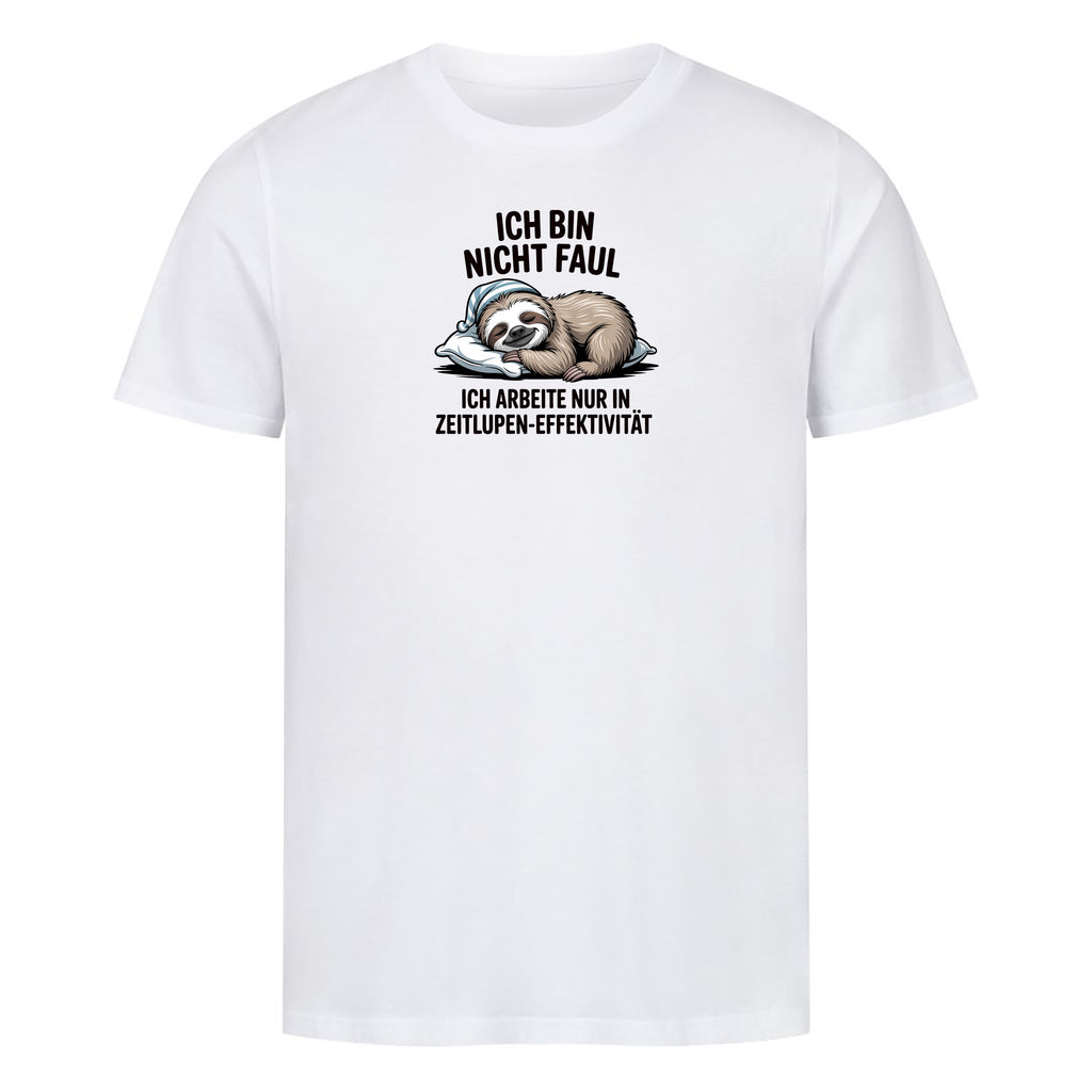 T-Shirt Zeitlupen Effektivität, Motivansicht