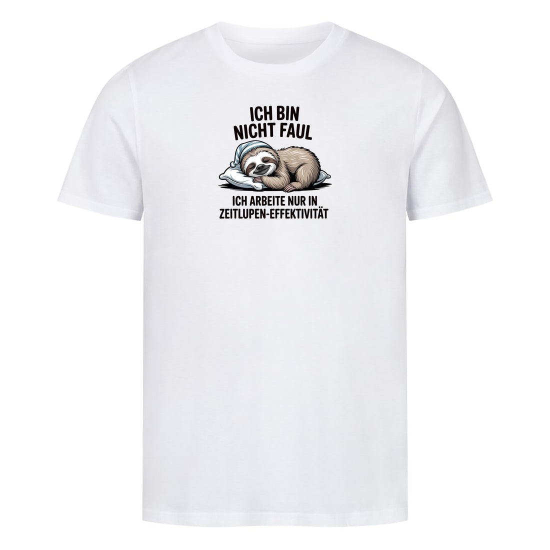 T-Shirt Zeitlupen Effektivität, Motivansicht