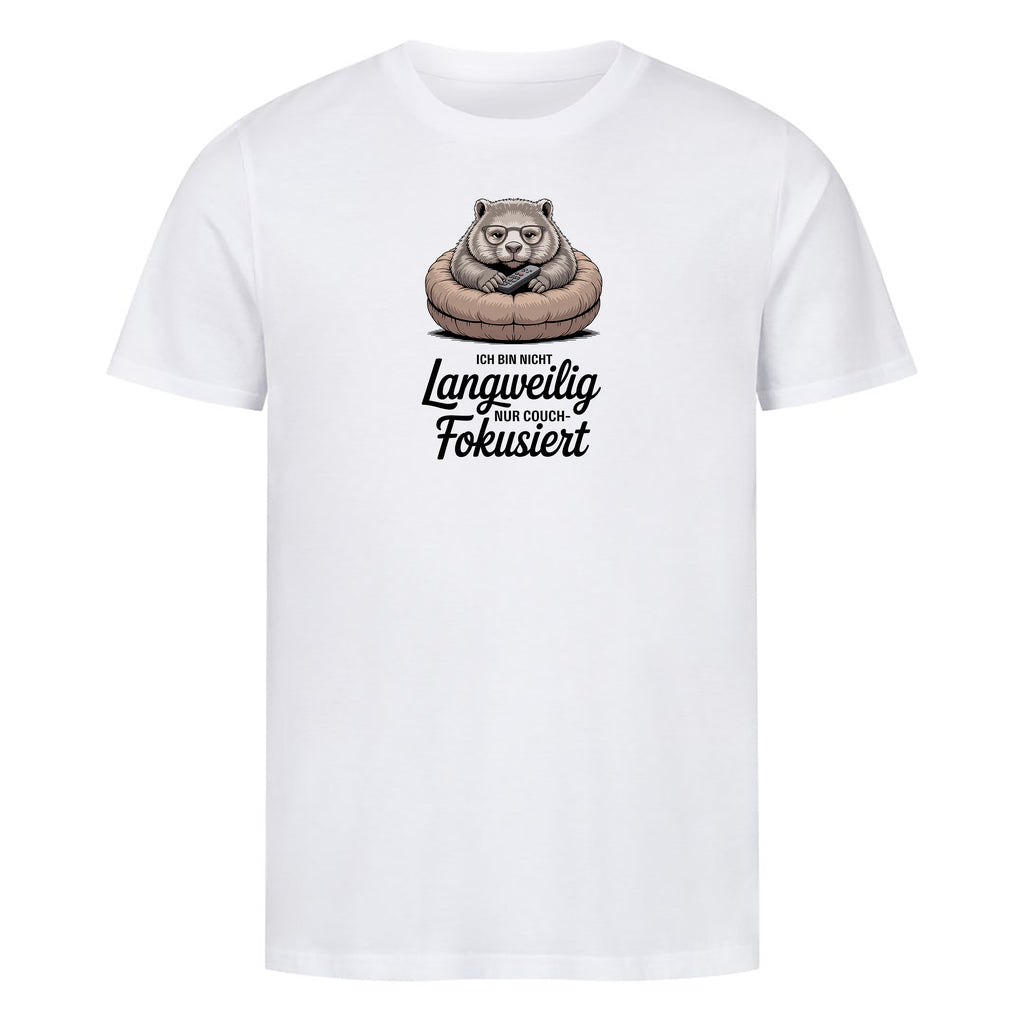 T-Shirt Couch - fokussiert, Detailansicht