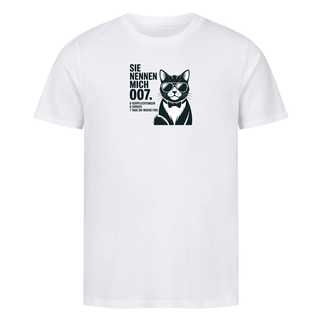 T-Shirt Sie nennen mich 007, Motivansicht