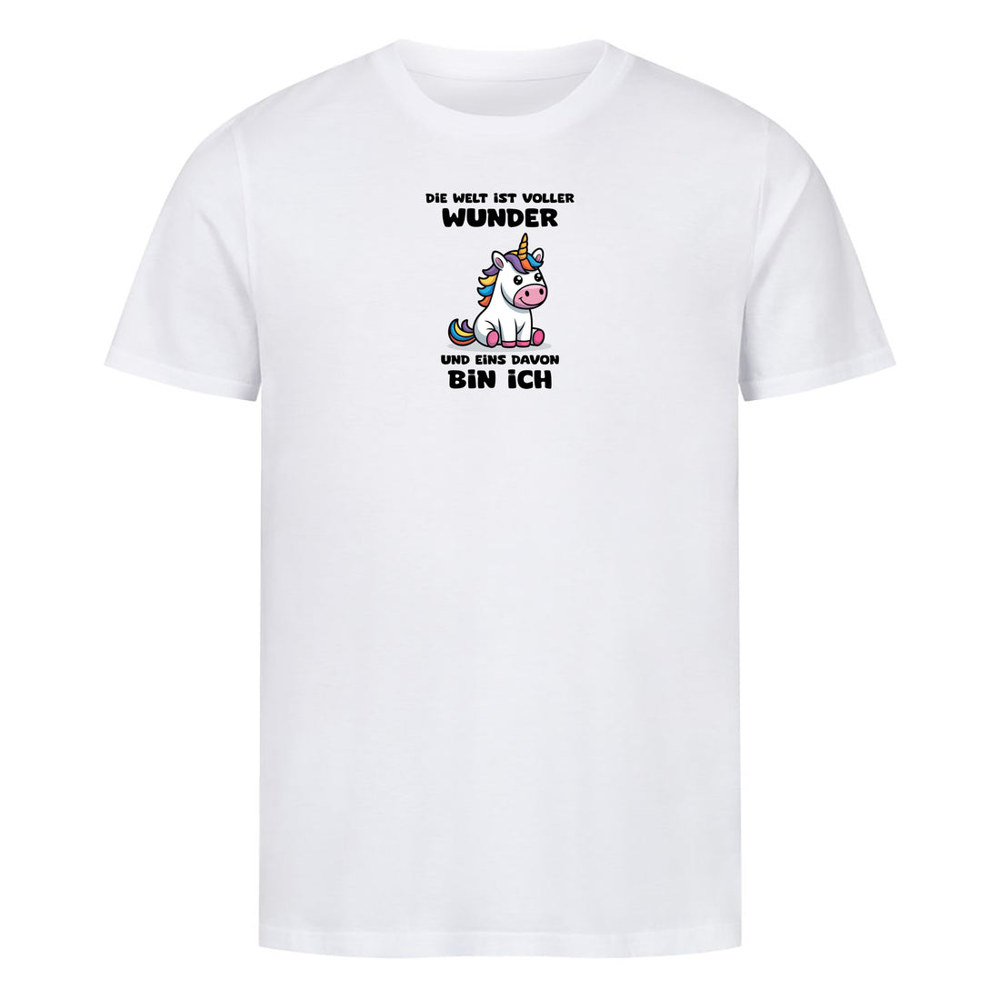 T-Shirt Die Welt ist voller Wunder, Motivansicht