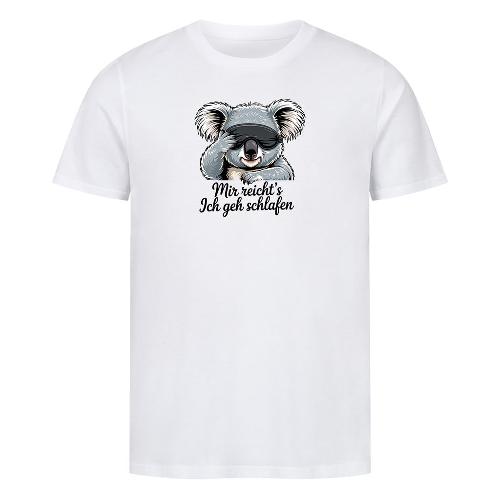 T-Shirt Ich geh schlafen, Motivansicht