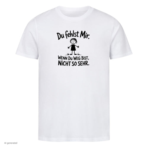 T-Shirt du fehlst mir, Motivansicht