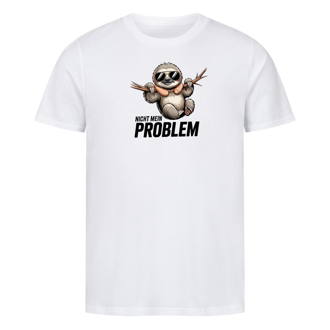 T-Shirt Nicht mein Problem, getragen