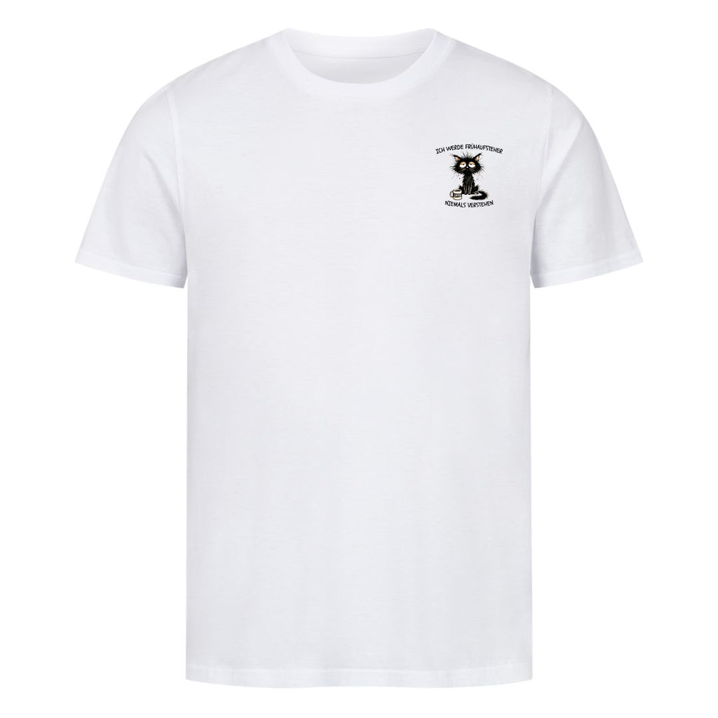 T-Shirt Frühaufsteher, getragen