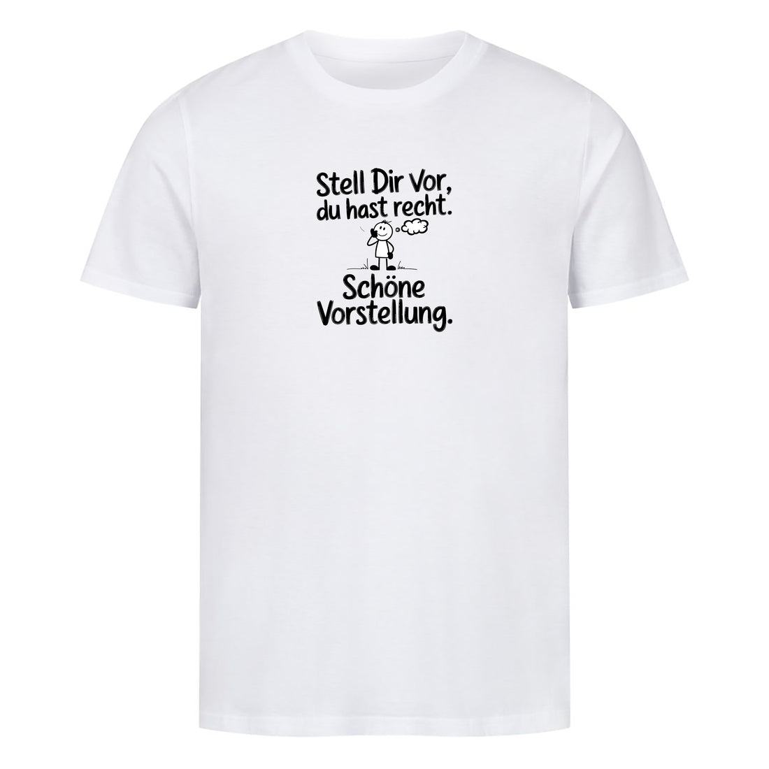 T-Shirt schöne vorstellung, Motivansicht