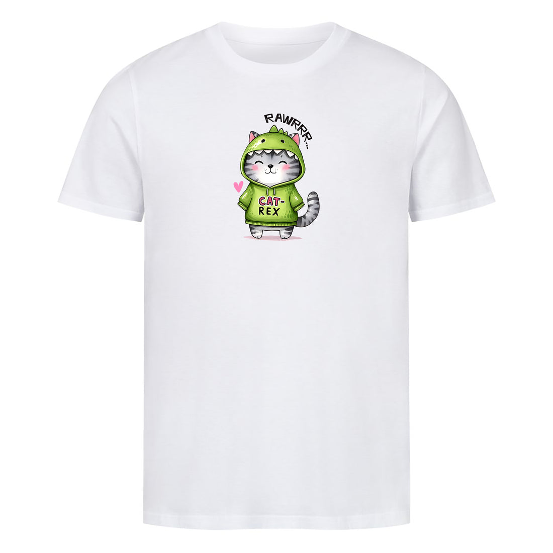 T-Shirt Cat Rex, getragen
