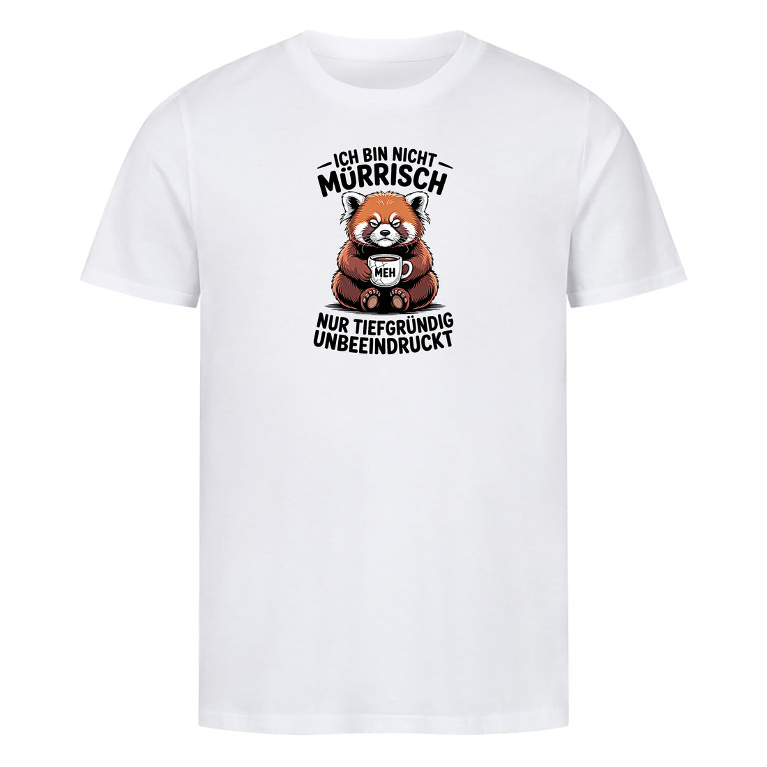 T-Shirt Nur Unbeeindruckt, Detailansicht