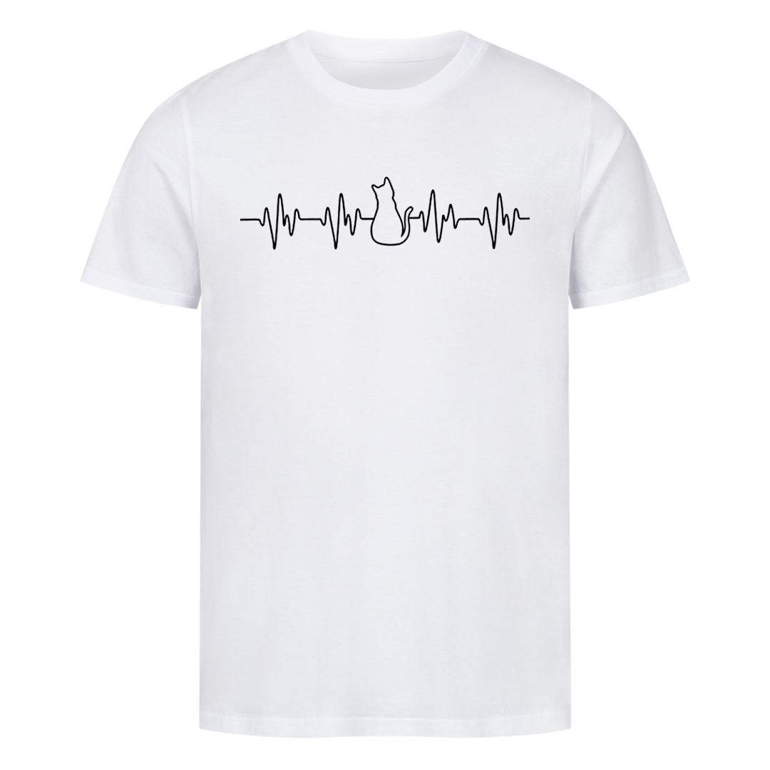 Katzen Herzschlag T-Shirt