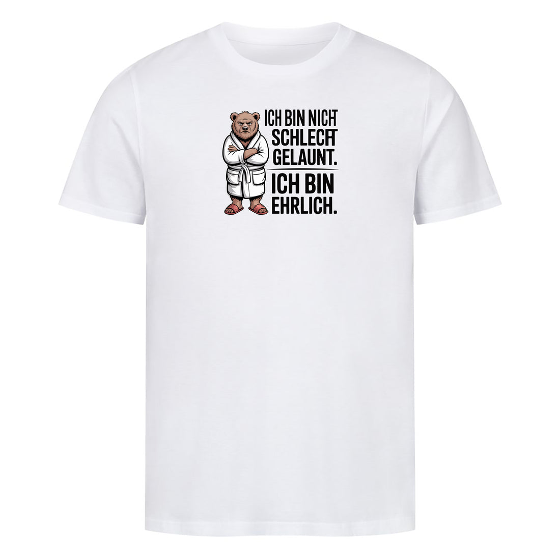 T-Shirt Ich bin ehrlich, Motivansicht