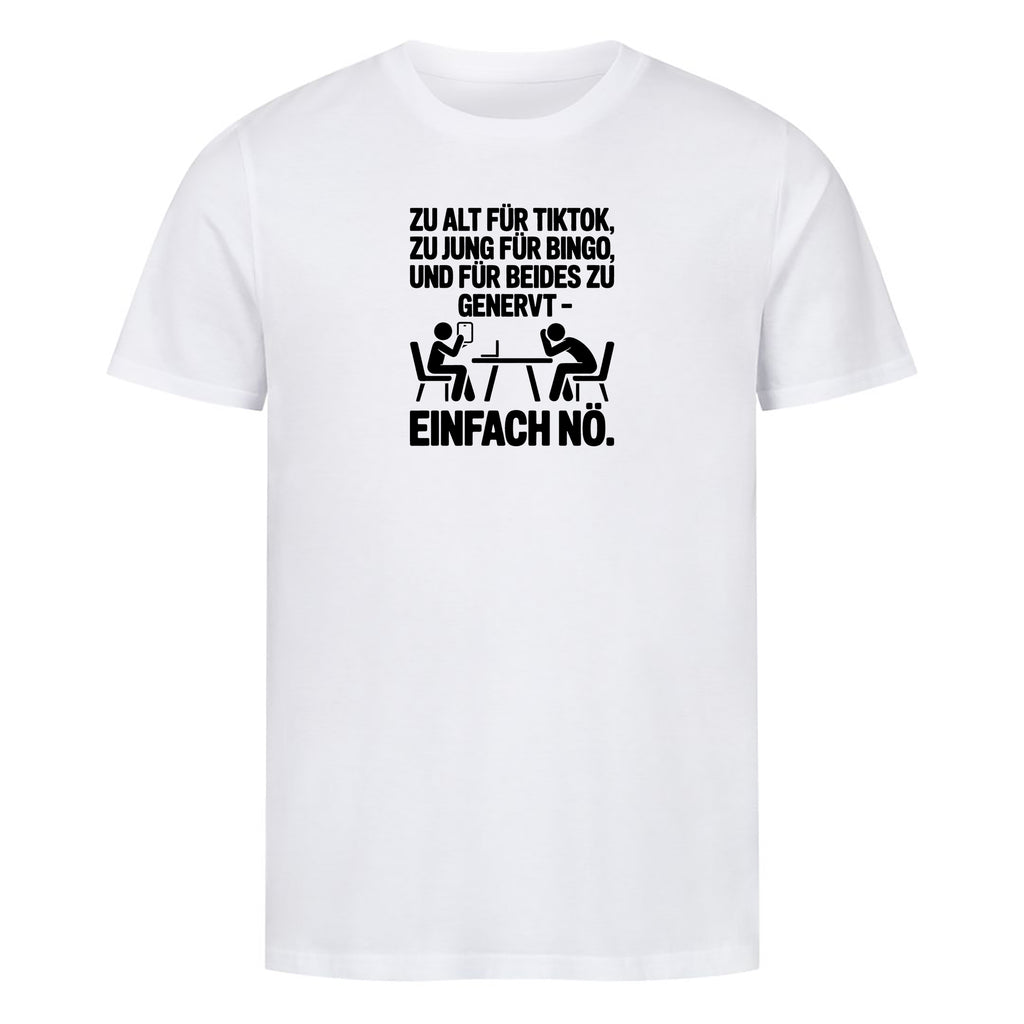 T-Shirt Einfach nö Personen, Motivansicht