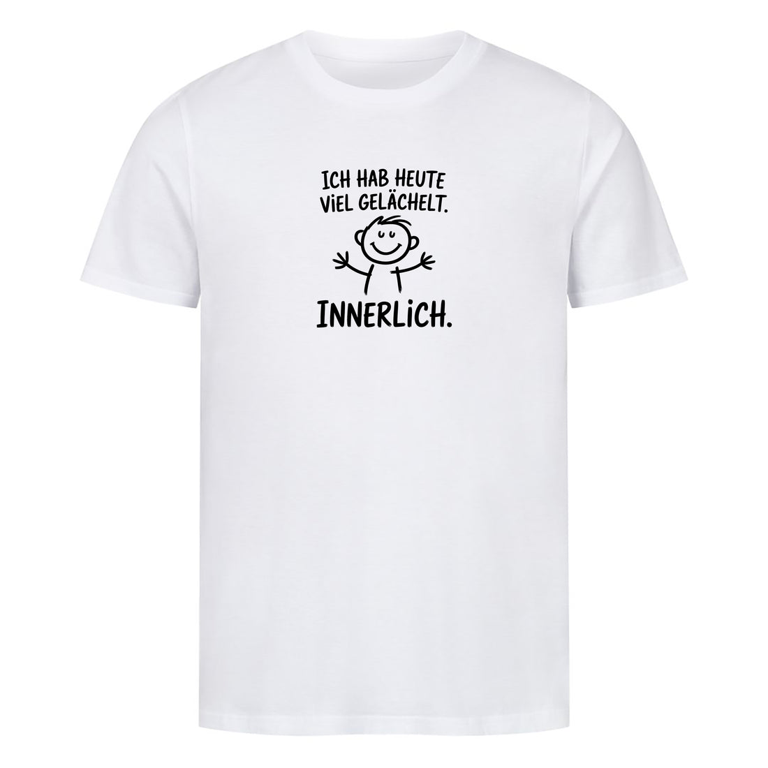 T-Shirt innerlich gelächelt, Motivansicht