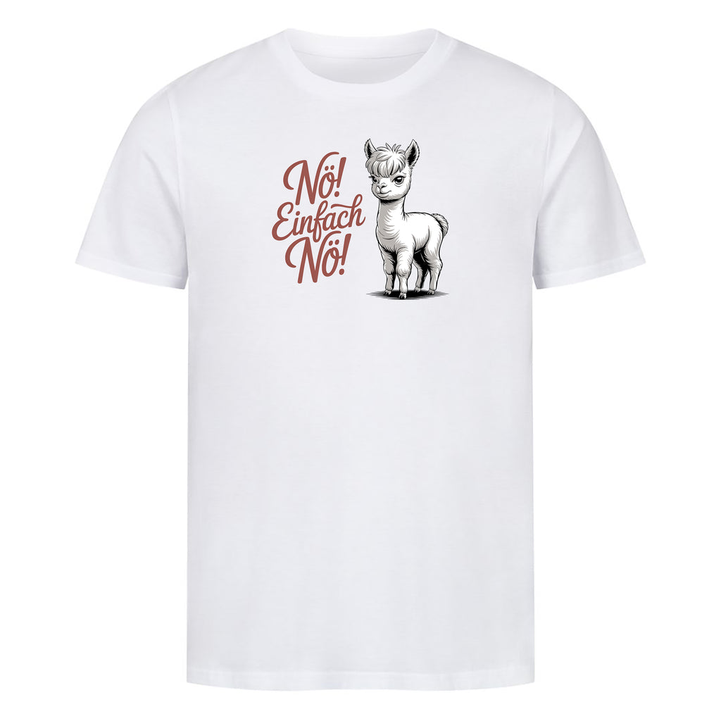 T-Shirt Nö Alpaka, Motivansicht
