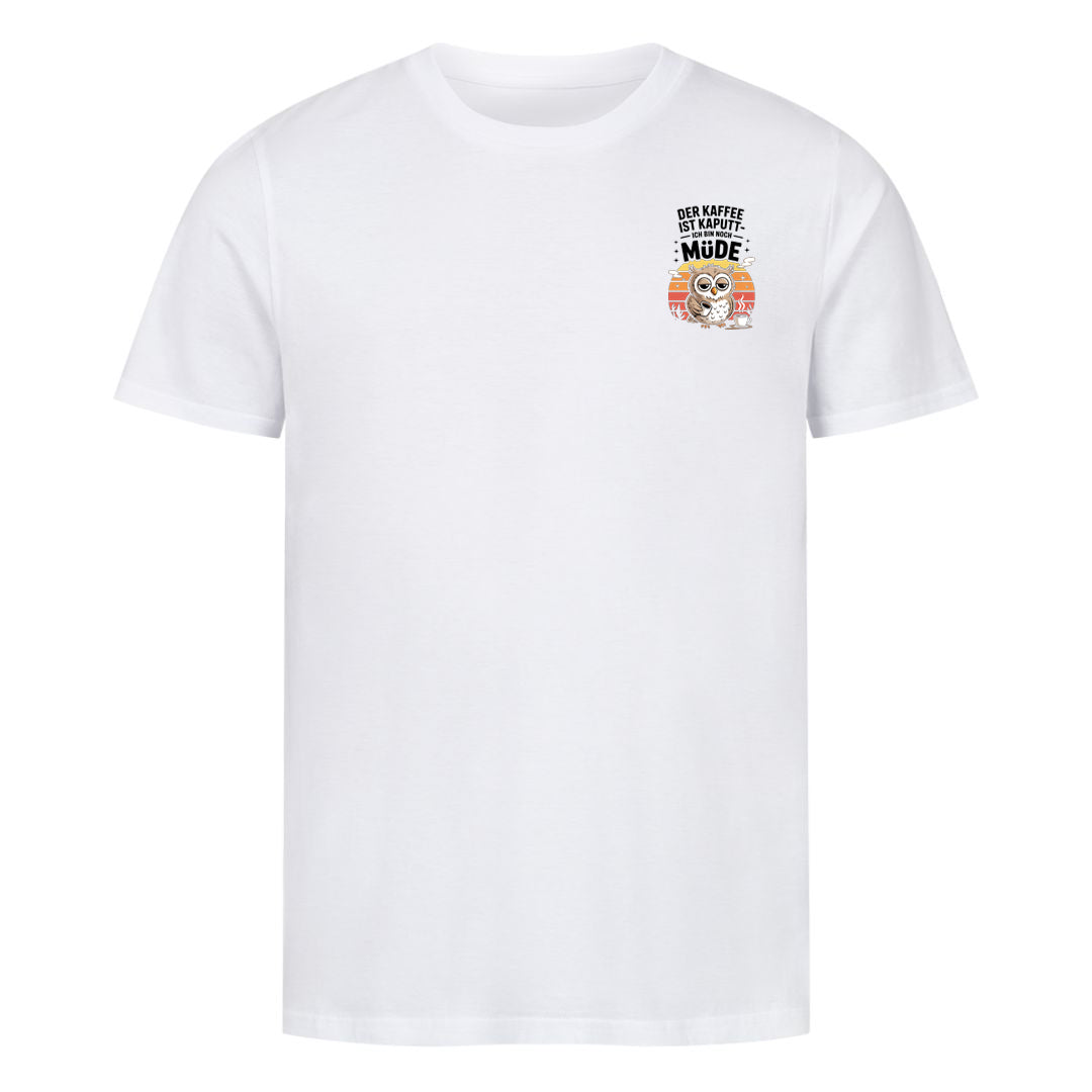 T-Shirt Kaffee ist kaputt, Detailansicht