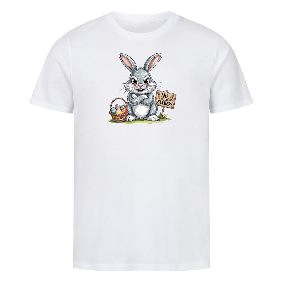 T-Shirt Nö Osterhase, Motivansicht