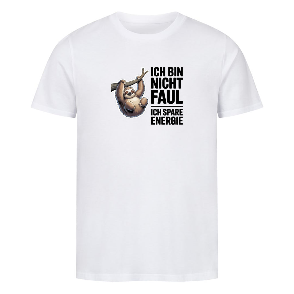 T-Shirt Ich bin Nicht Faul, Motivansicht