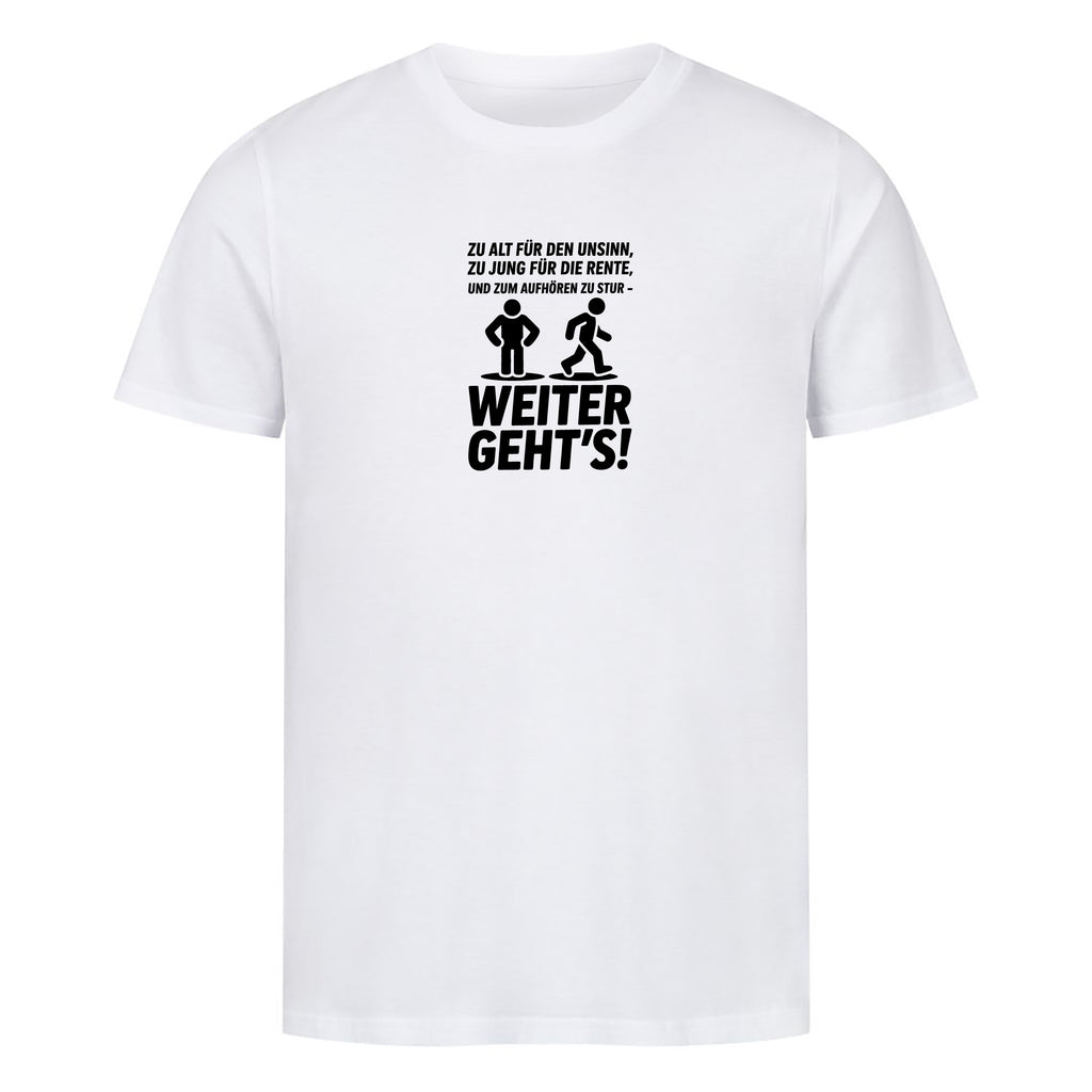 T-Shirt Weiter gehts, Motivansicht