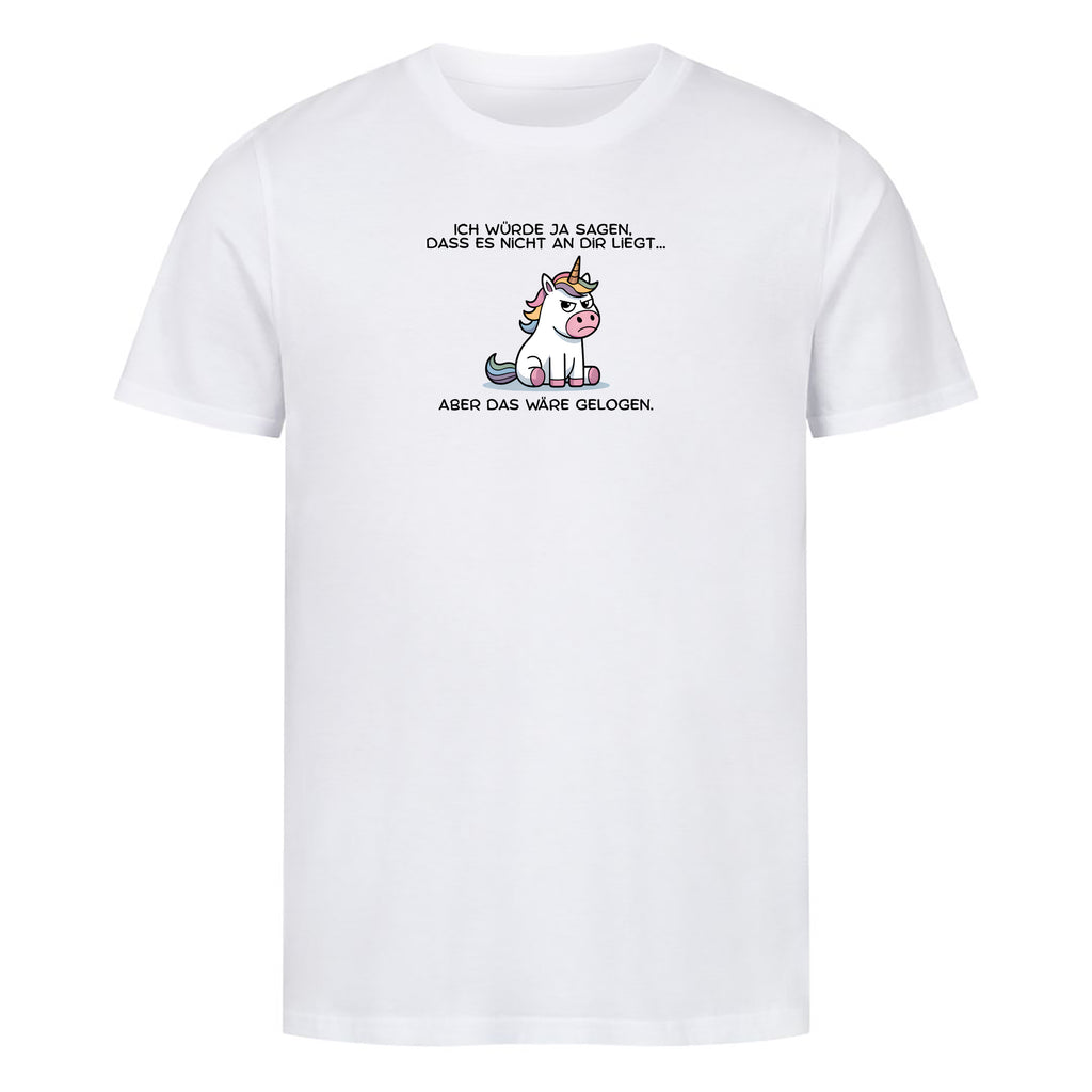 T-Shirt Es liegt nicht an dir, Motivansicht