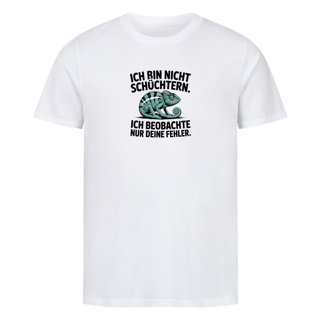 T-Shirt Nicht schüchtern, Motivansicht