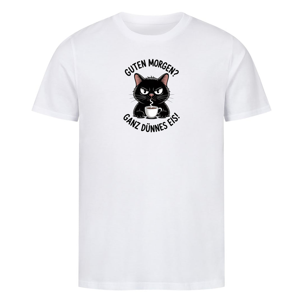 T-Shirt Guten Morgen, getragen