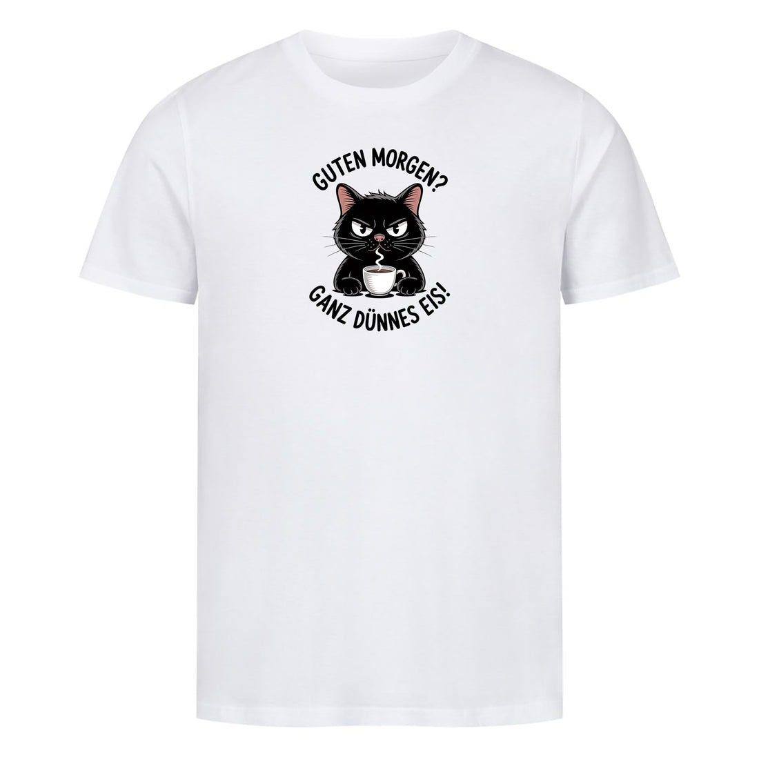 T-Shirt Guten Morgen, getragen