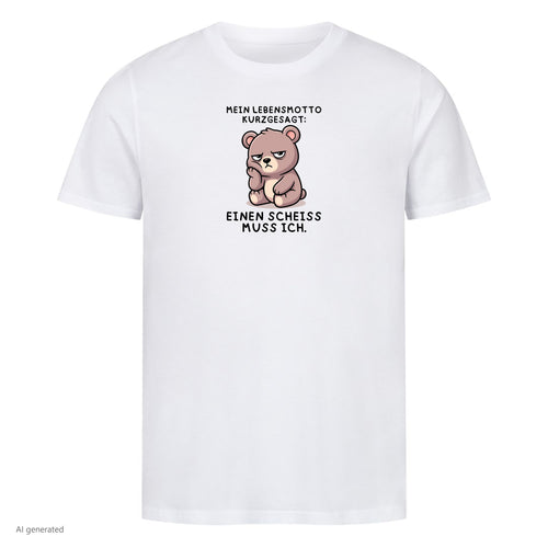 T-Shirt Einen Scheiß muss ich, Motivansicht