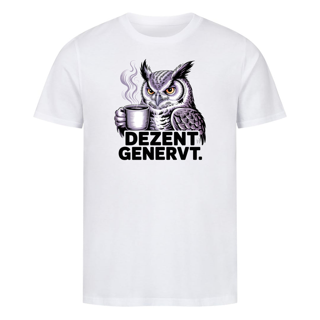 Bio T-Shirt Dezent Genervt, Detailansicht