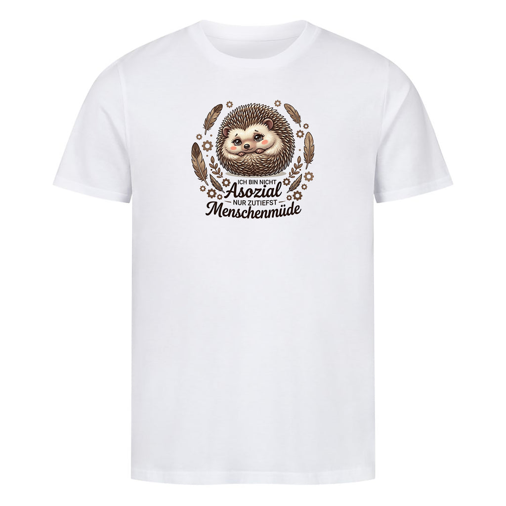 T-Shirt Menschenmüde, Detailansicht