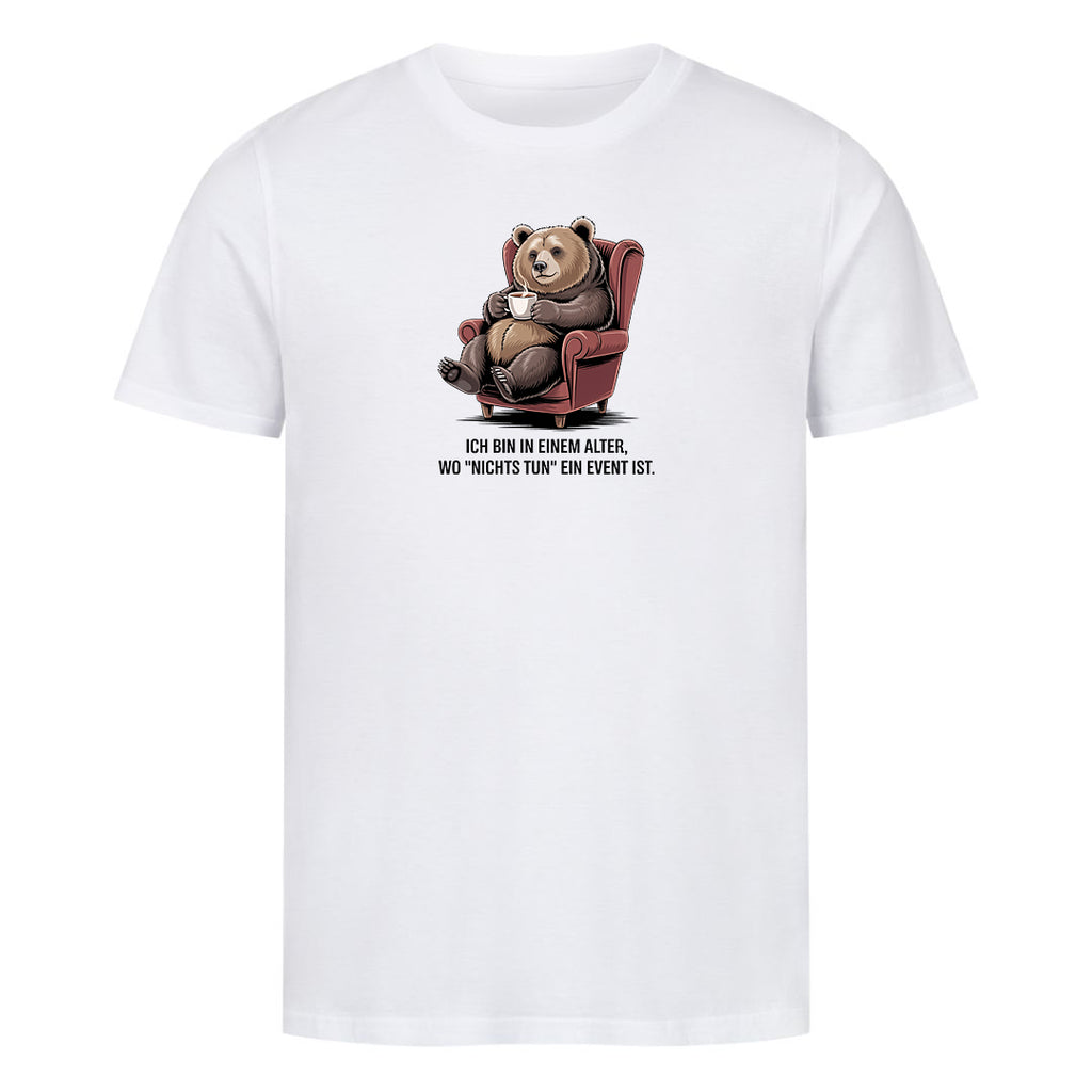 T-Shirt Ich Bin in Einem Alter, Detailansicht
