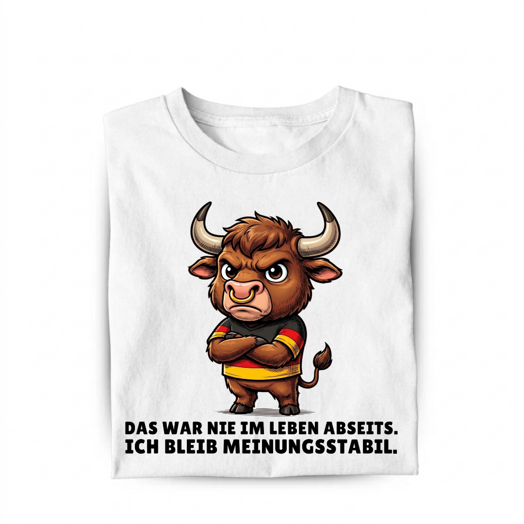 Kein Abseits - Meinungsstabil Bio T-Shirt