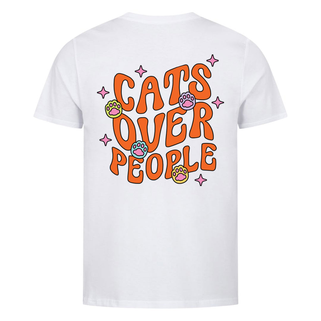 Cats Over People T-Shirt BackPrint