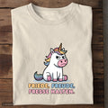 Bio T-Shirt Friede Freude Fresse halten, Seitenansicht