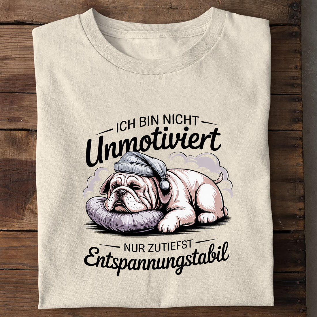 T-Shirt Entspannungsstabil, Seitenansicht