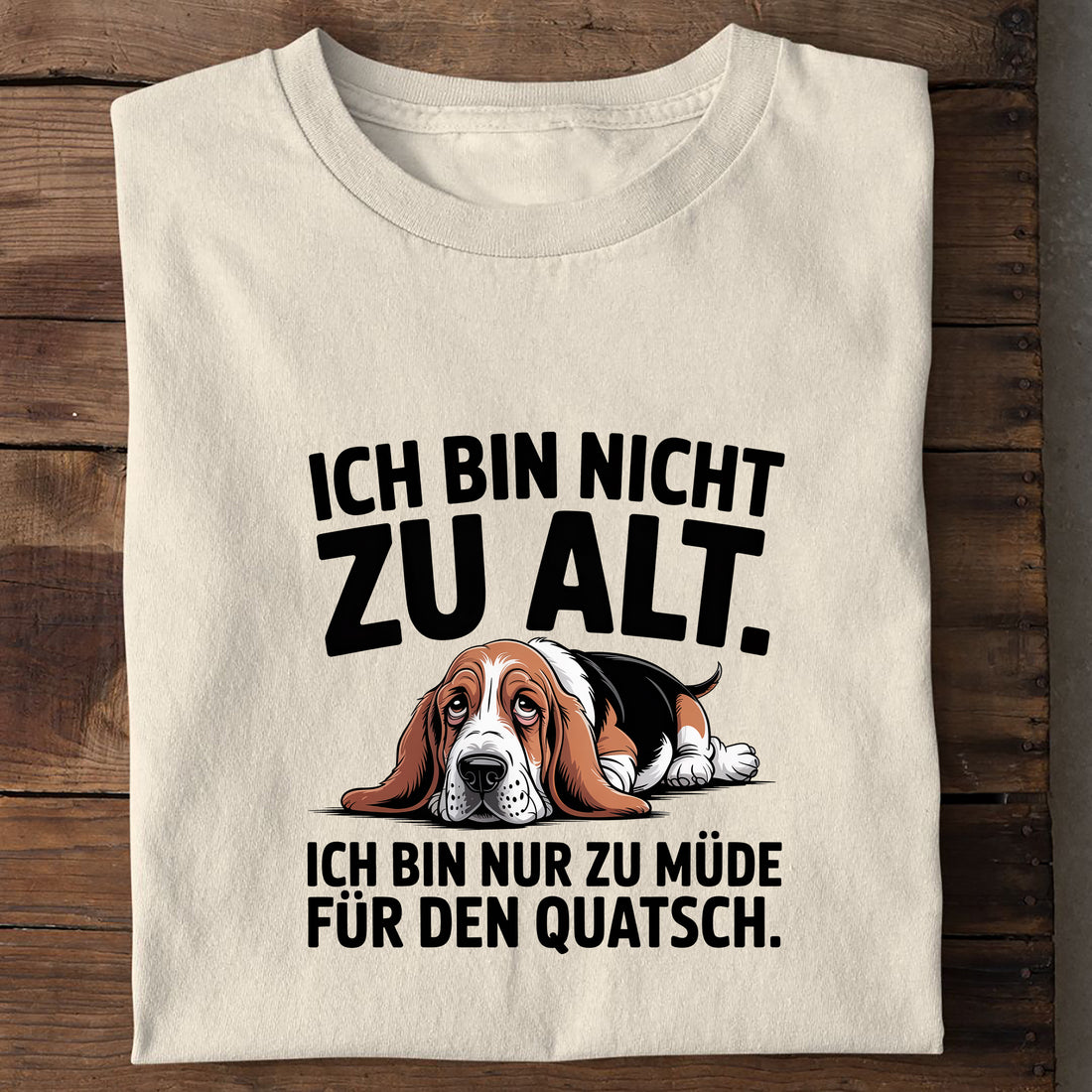 Bio T-Shirt Zu Alt, Seitenansicht