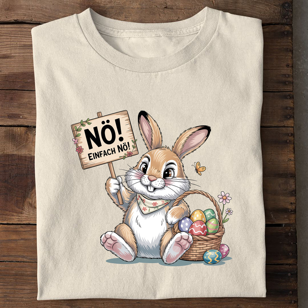 T-Shirt Nö Hase, Seitenansicht