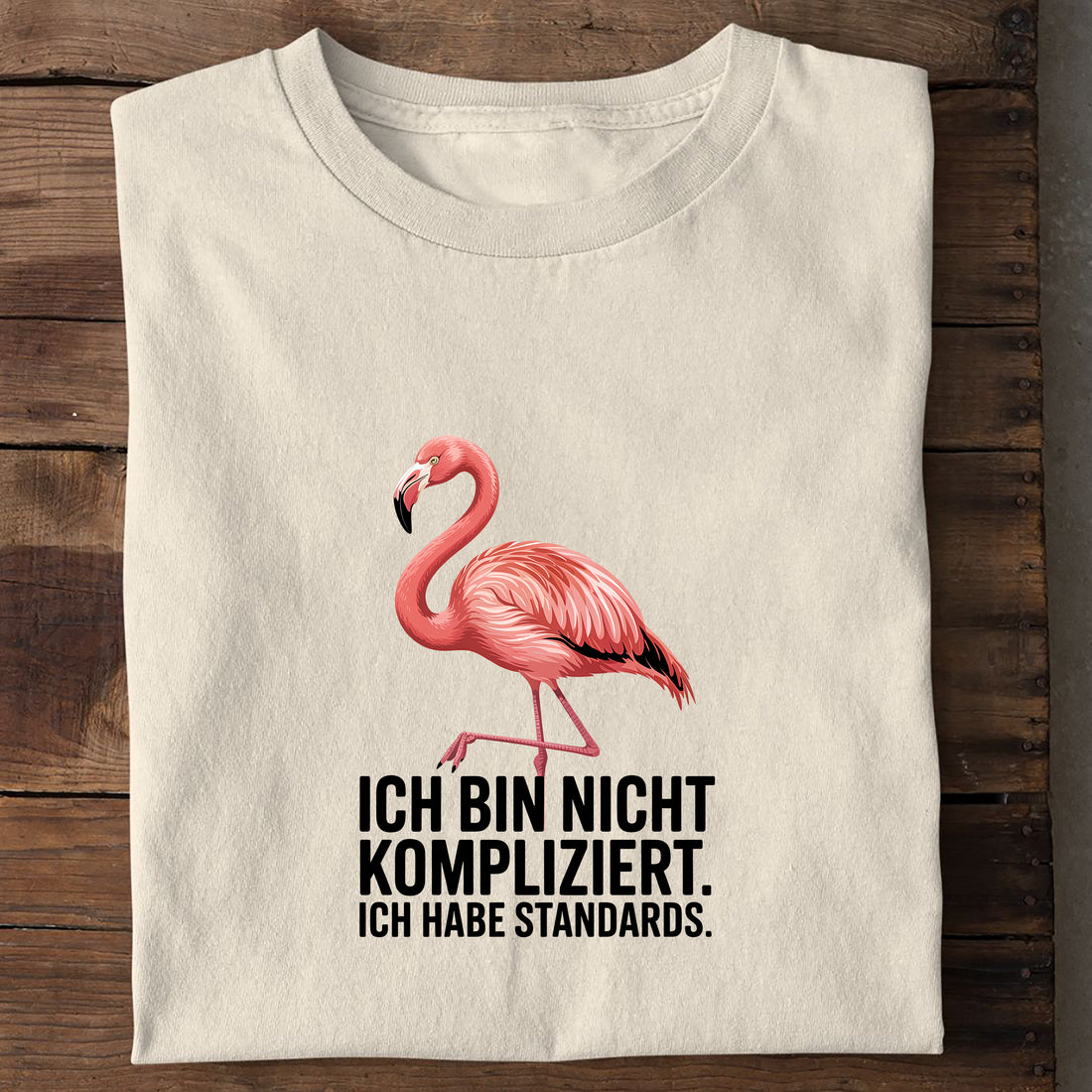 T-Shirt nicht komplizert, Seitenansicht