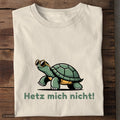 Bio T-Shirt Hetz mich nicht, Seitenansicht