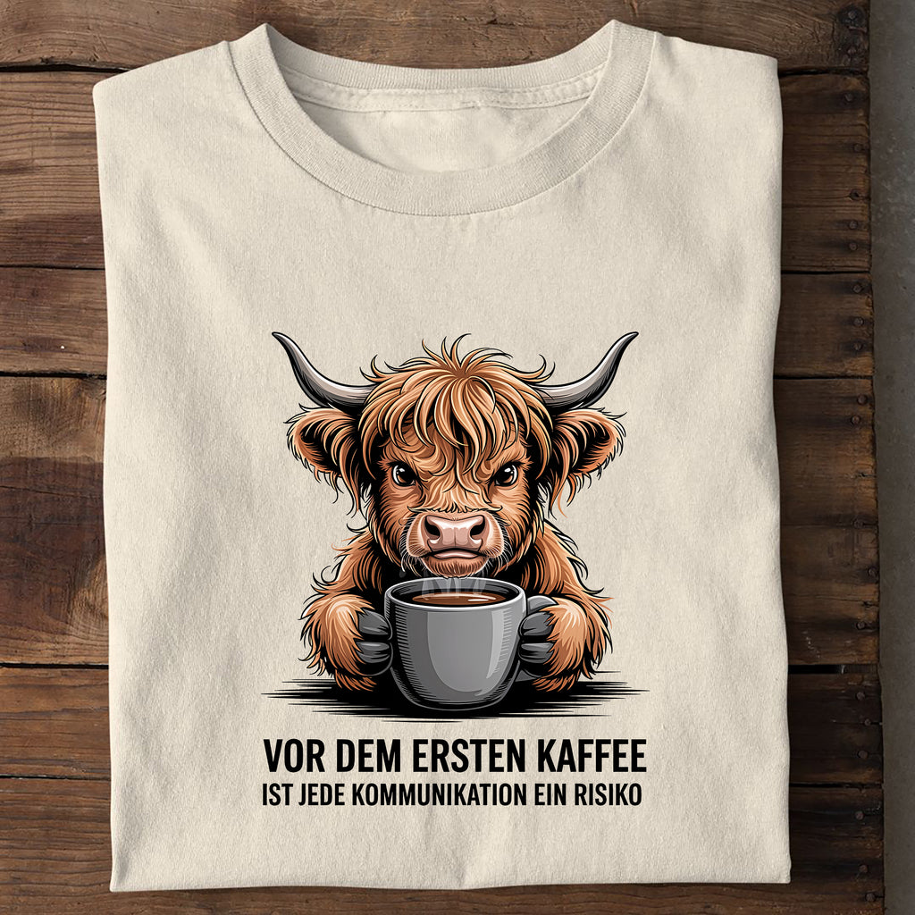 Bio T-Shirt Erster Kaffe, Seitenansicht