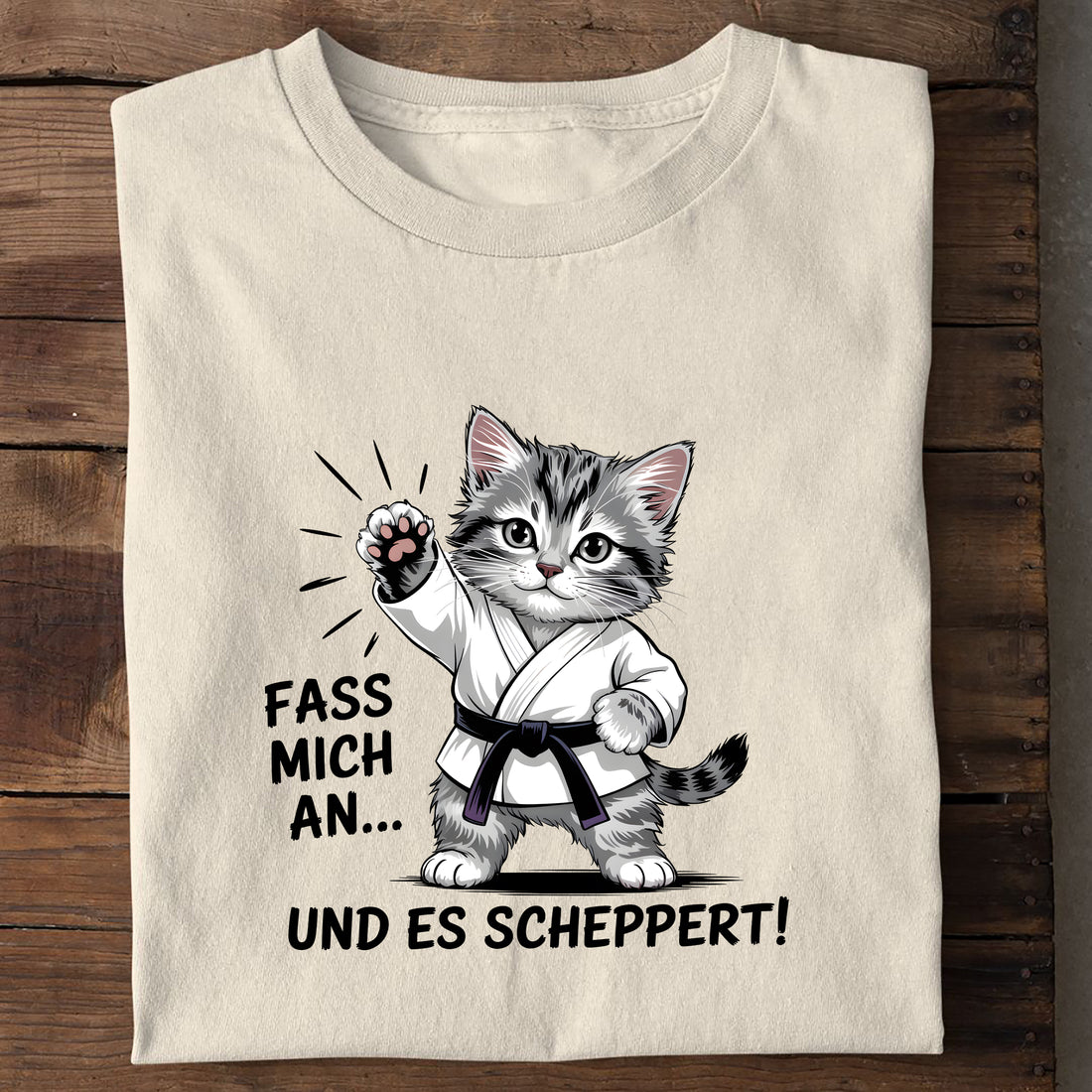 T-Shirt Es scheppert, Seitenansicht