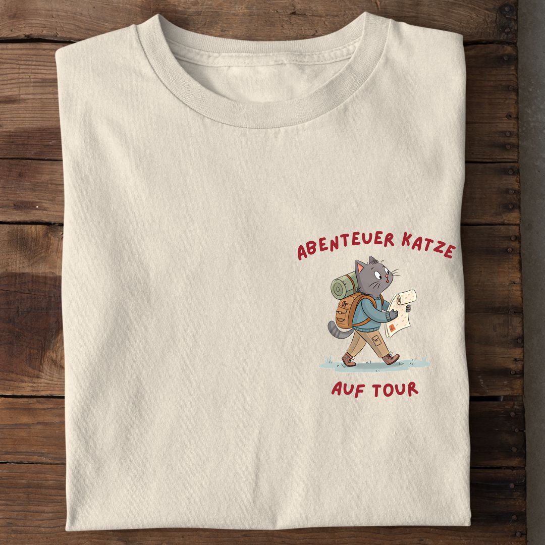 Abenteuer Katze T-Shirt