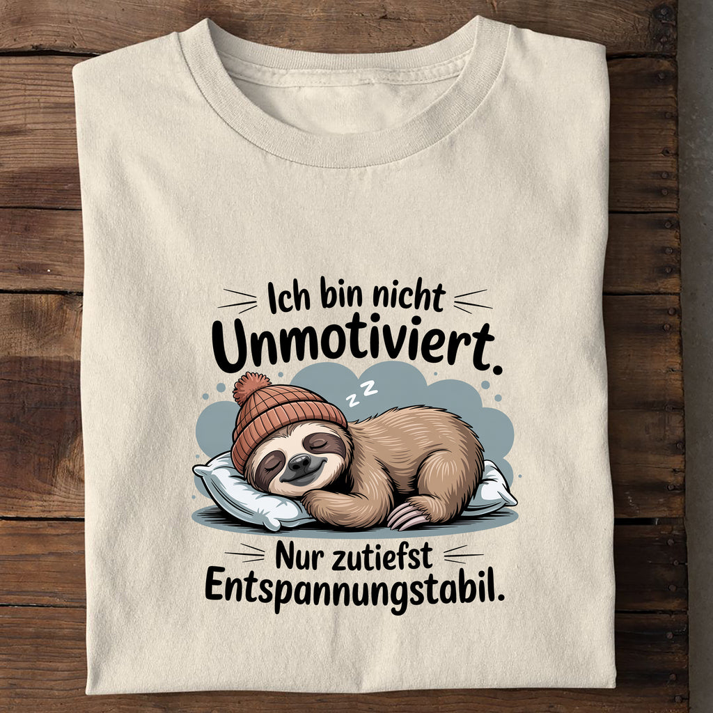 T-Shirt Entspannungsstabil, Seitenansicht
