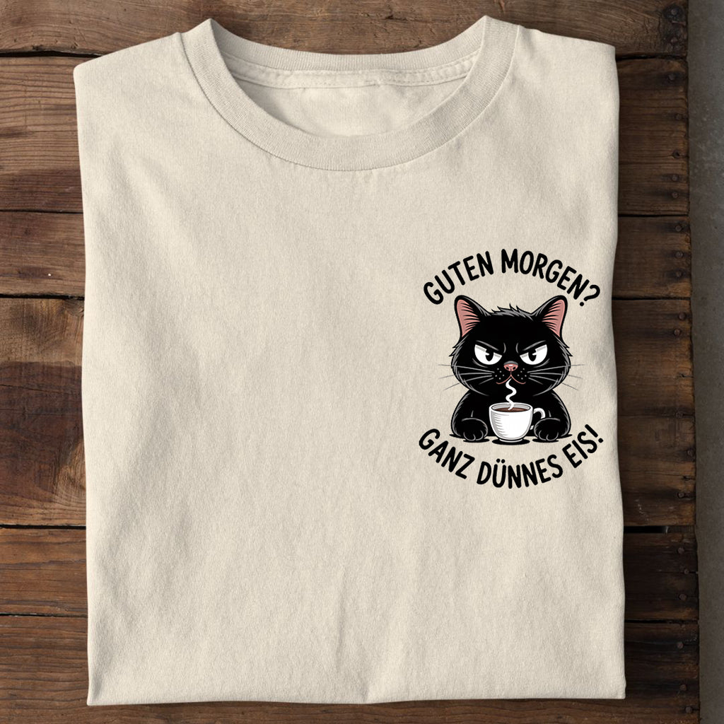 T-Shirt Guten Morgen, Seitenansicht