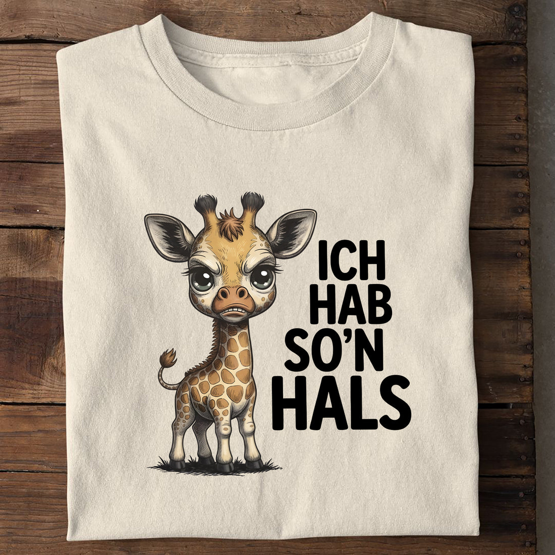 T-Shirt Ich hab so'n Hals, Seitenansicht