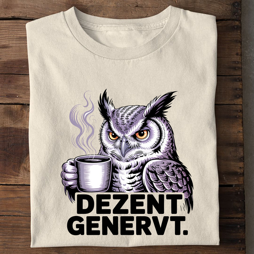 Bio T-Shirt Dezent Genervt, Seitenansicht