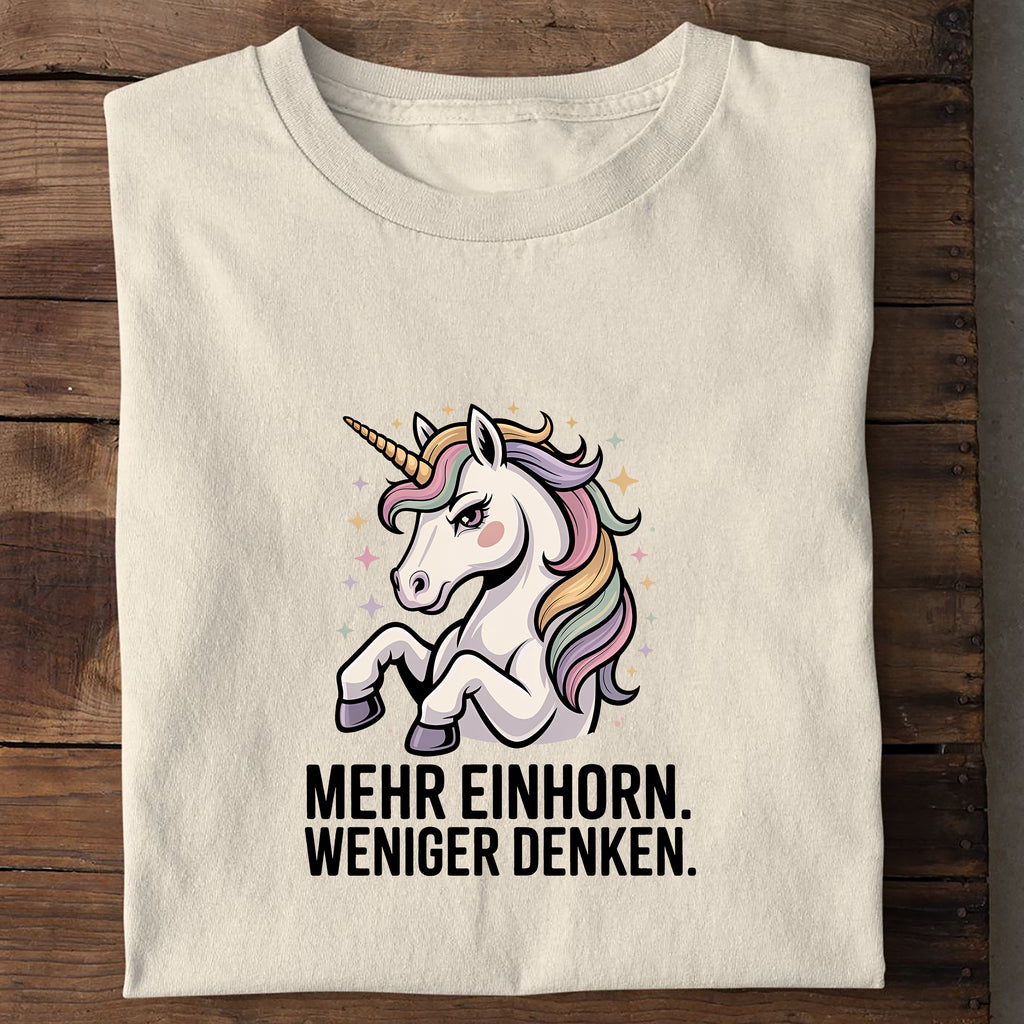 T-Shirt Mehr Einhorn, Seitenansicht