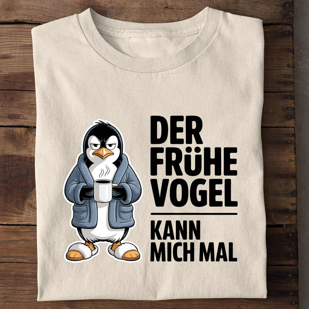 T-Shirt Frühe Pinguin, Seitenansicht