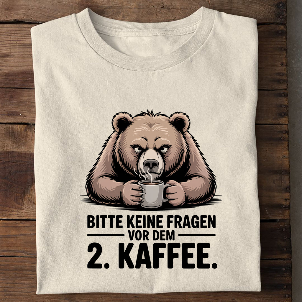 T-Shirt 2. Kaffee, Seitenansicht