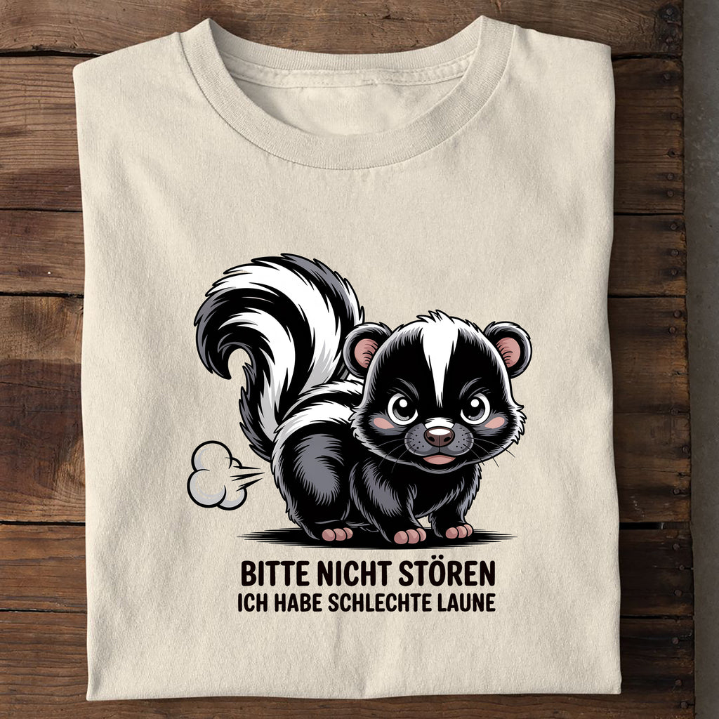 T-Shirt schlechte Laune, Seitenansicht