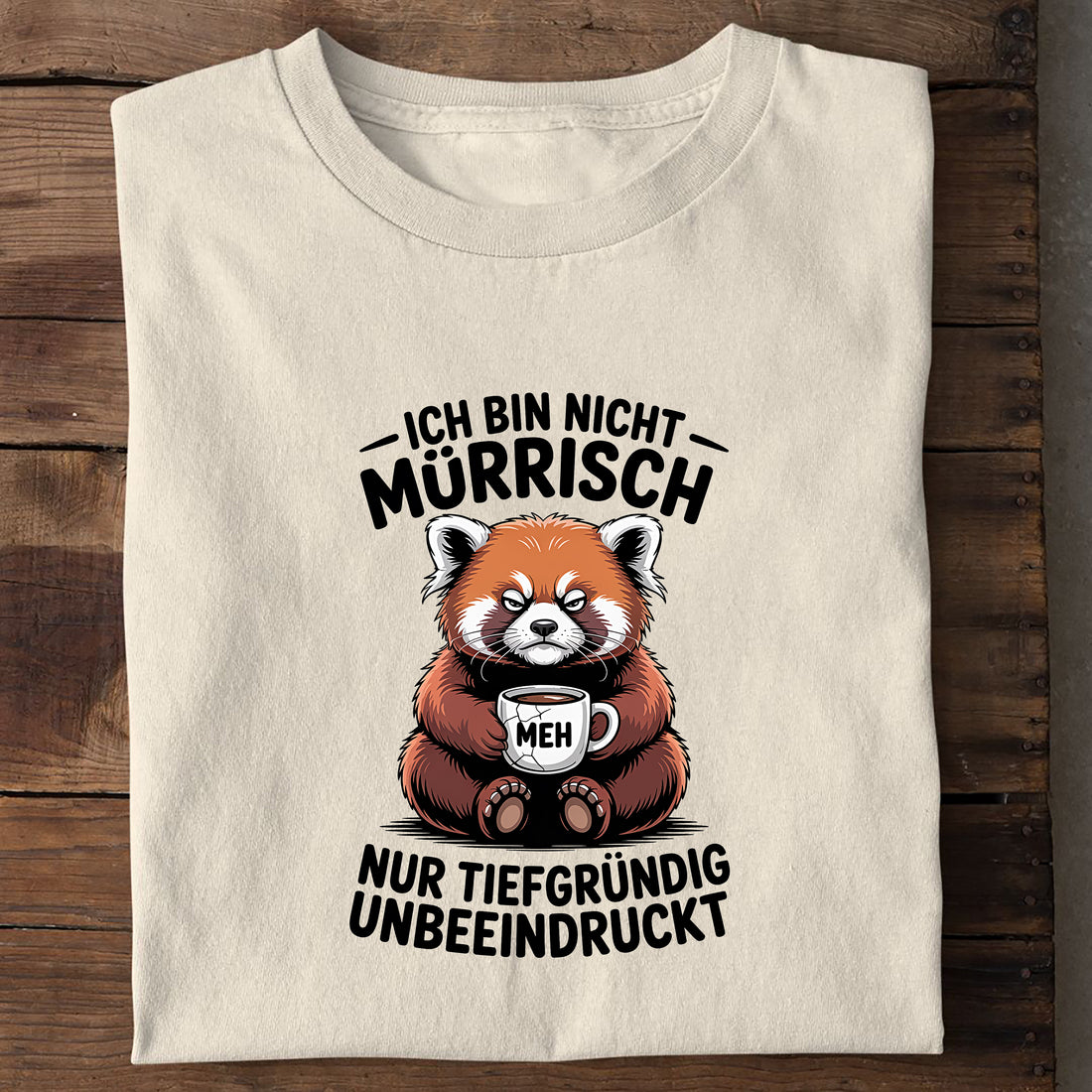 T-Shirt Nur Unbeeindruckt, Seitenansicht