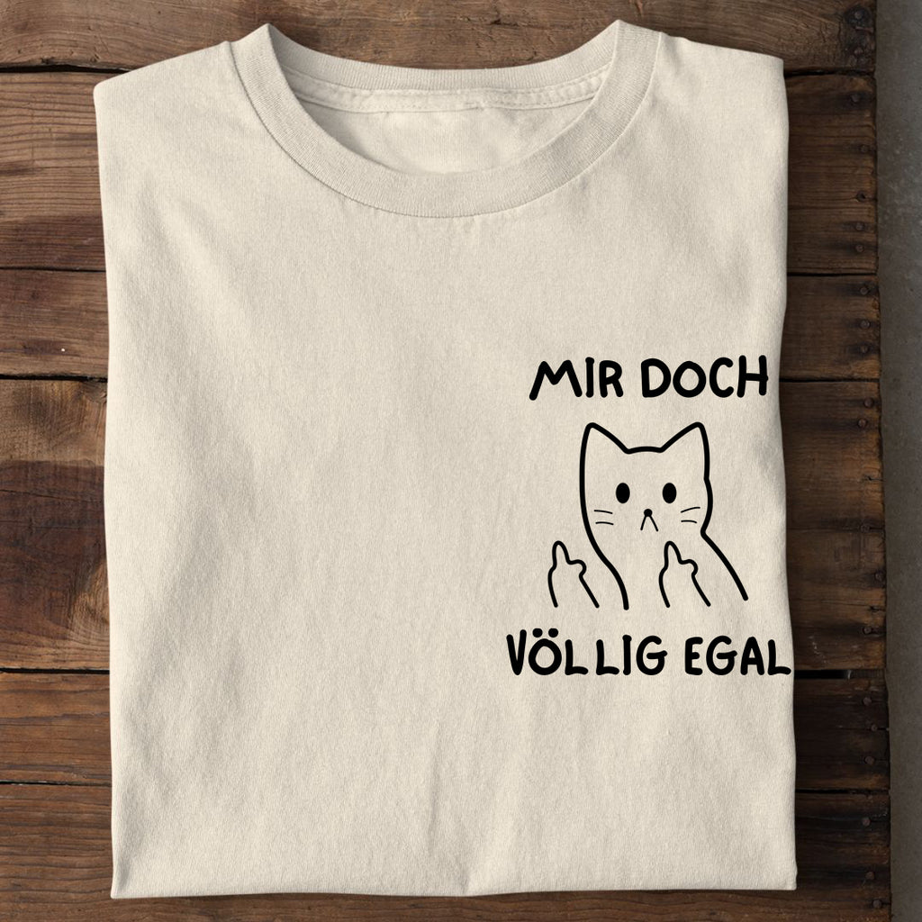 T-Shirt Völlig egal, Seitenansicht